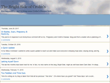 Tablet Screenshot of brightsideofcrohns.com